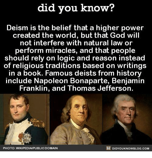 famous deists from history