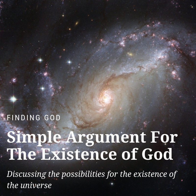 Simple argument for the existence of god